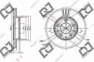 Тормозной диск DJ PARTS BD1380
