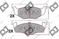 Комплект тормозных колодок DJ PARTS BP2169