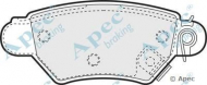 Комплект тормозных колодок APEC braking PAD1024