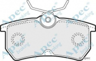 Комплект тормозных колодок APEC braking PAD1039