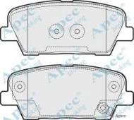 Комплект тормозных колодок APEC braking PAD1753