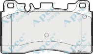 Комплект тормозных колодок APEC braking PAD1837