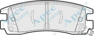 Комплект тормозных колодок APEC braking PAD989