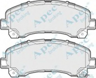 Комплект тормозных колодок APEC braking PAD1736