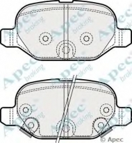 Комплект тормозных колодок APEC braking PAD1873
