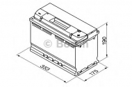 Аккумулятор BOSCH 0 092 S40 130