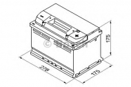Аккумулятор BOSCH 0 092 S50 070