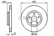 Тормозной диск BOSCH 0 986 479 171