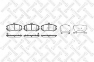 Комплект тормозных колодок STELLOX 1205 002L-SX