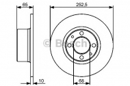 Тормозной диск BOSCH 0 986 479 435