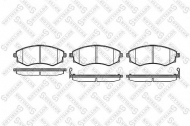 Комплект тормозных колодок STELLOX 329 012B-SX