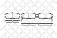 Комплект тормозных колодок STELLOX 416 002B-SX