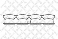 Комплект тормозных колодок STELLOX 426 004-SX