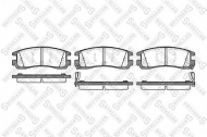 Комплект тормозных колодок STELLOX 577 022B-SX