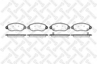 Комплект тормозных колодок STELLOX 783 002L-SX
