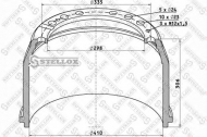 Тормозный барабан STELLOX 85-00031-SX