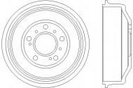 Тормозный барабан HELLA PAGID 8DT 355 300-061