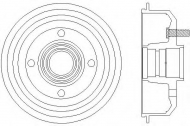 Тормозный барабан HELLA PAGID 8DT 355 300-161