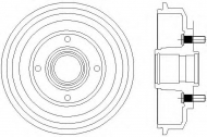 Тормозный барабан HELLA PAGID 8DT 355 300-261