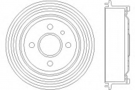 Тормозный барабан HELLA PAGID 8DT 355 301-171