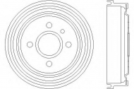 Тормозный барабан HELLA PAGID 8DT 355 301-181