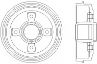 Тормозный барабан HELLA PAGID 8DT 355 301-211