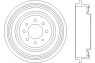 Тормозный барабан HELLA PAGID 8DT 355 301-271