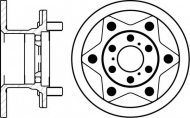 Тормозной диск HELLA PAGID 8DD 355 100-371