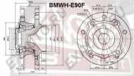 Ступица колеса ASVA BMWH-E90F