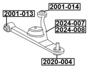 Рычаг независимой подвески колеса ASVA 2024-008