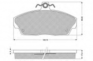 Комплект тормозных колодок PROCODIS FRANCE PF11511