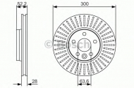 Тормозной диск BOSCH 0 986 479 974