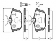 Комплект тормозных колодок BOSCH 0 986 TB2 299