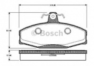 Комплект тормозных колодок BOSCH 0 986 TB2 305