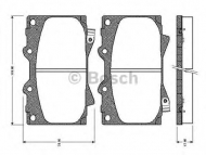 Комплект тормозных колодок BOSCH 0 986 TB2 348