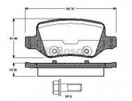 Комплект тормозных колодок BOSCH 0 986 TB2 391