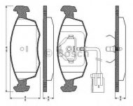 Комплект тормозных колодок BOSCH 0 986 TB2 540