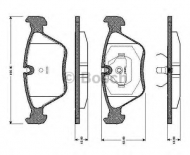 Комплект тормозных колодок BOSCH 0 986 TB2 599