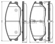 Комплект тормозных колодок BOSCH 0 986 TB2 878