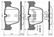 Комплект тормозных колодок BOSCH 0 986 TB2 938