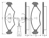Комплект тормозных колодок BOSCH 0 986 TB2 068