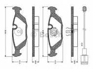 Комплект тормозных колодок BOSCH 0 986 TB2 082