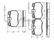 Комплект тормозных колодок BOSCH 0 986 TB2 088