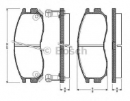 Комплект тормозных колодок BOSCH 0 986 TB2 250