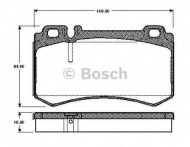 Комплект тормозных колодок BOSCH 0 986 TB2 453