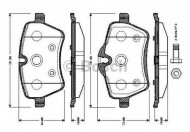 Комплект тормозных колодок BOSCH 0 986 TB3 018