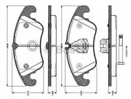 Комплект тормозных колодок BOSCH 0 986 TB3 032