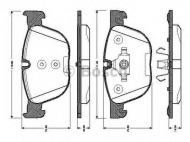 Комплект тормозных колодок BOSCH 0 986 TB3 035