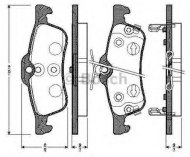 Комплект тормозных колодок BOSCH 0 986 TB3 073