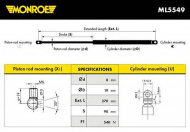Газовая пружина MONROE ML5549